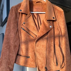 Camel suede Moro jacket BLANK NYC